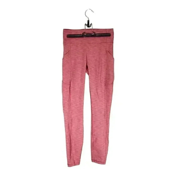 Lululemon Invigorate High-Rise Tight 25" Women’s 4 Pockets Heathered Mulled Wine - Picture 1 of 3
